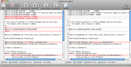free comparison tool for mac os x